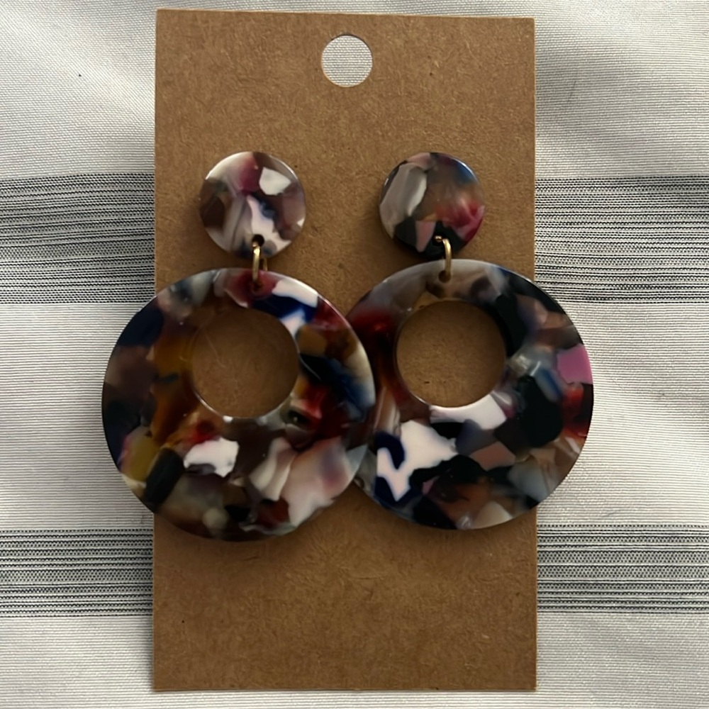 Multi color earrings